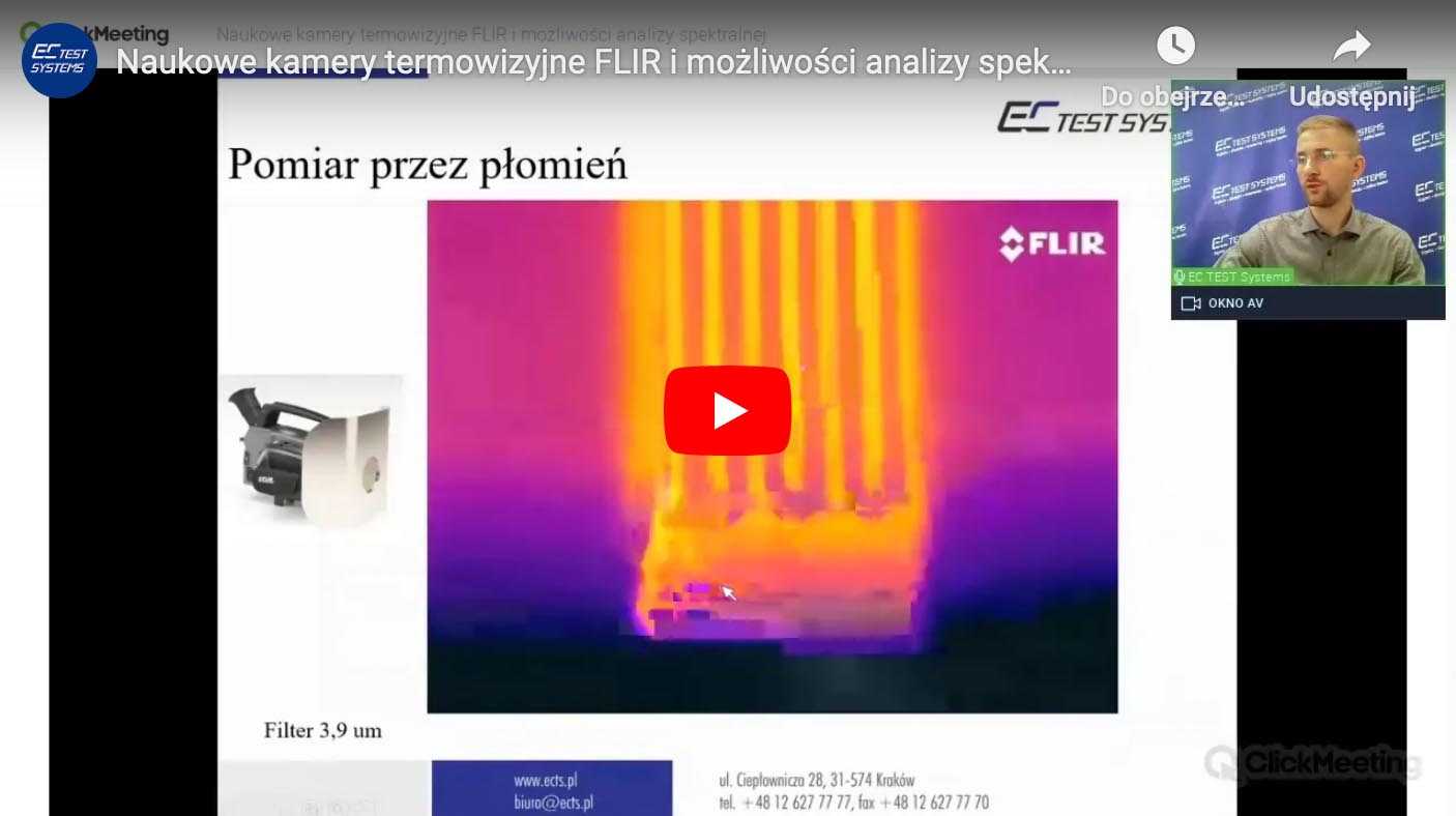 Naukowe kamery termowizyjne FLIR i możliwości analizy spektralnej kopia - Ekskluzywne webinaria ECTS