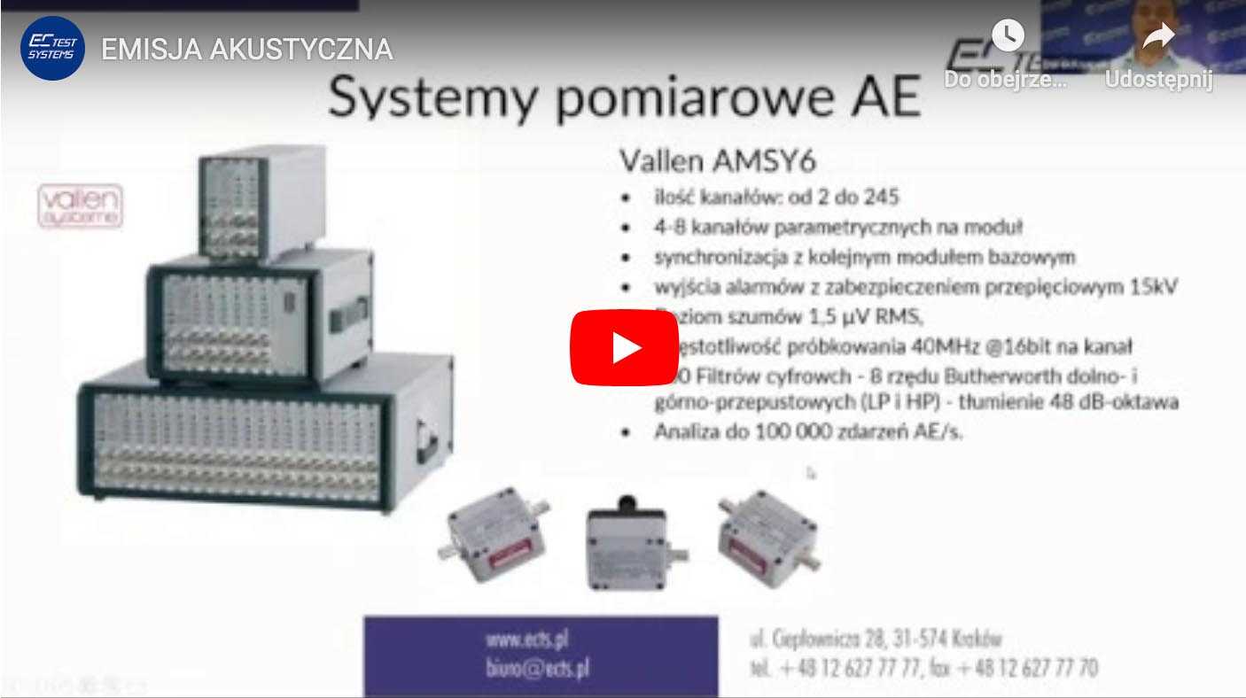 Ekskluzywne webinaria ECTS Zdalny monitoring emisji akustycznej - Ekskluzywne webinaria ECTS