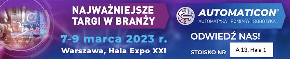 automaticon 2023 2 - XXVII Międzynarodowe Targi Automatyki i Pomiarów AUTOMATICON