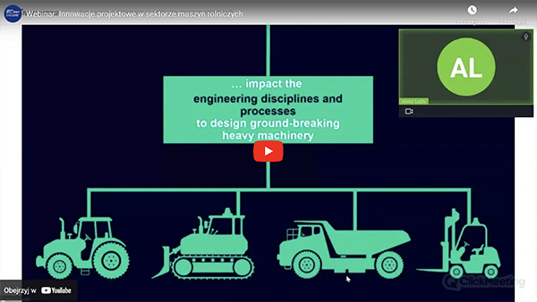 Innowacje projektowe w sektorze maszyn rolniczych - #WEBINAR Z EKSPERTEM - Innowacje projektowe w sektorze maszyn rolniczych