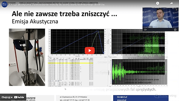 Emisja akustyczna Zastosowanie metody - Emisja akustyczna. Zastosowanie metody do oceny stanu technicznego obiektów