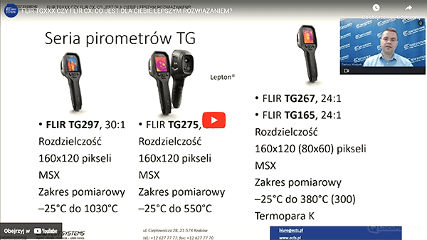 FLIR TGxxx czy FLIR Cx - FLIR TGxxx czy FLIR Cx, co jest dla Ciebie lepszym rozwiązaniem?