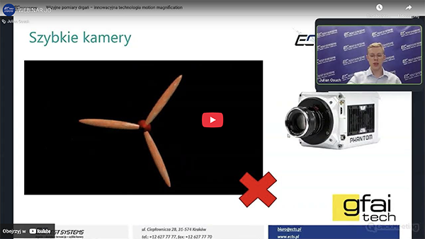 Wizyjne pomiary drgan  innowacyjna technologia motion magnification - Wizyjne pomiary drgań – innowacyjna technologia motion magnification