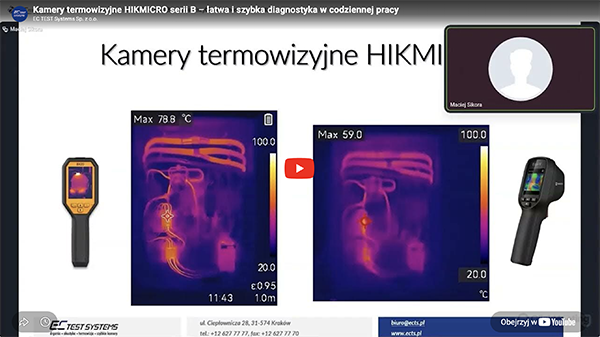 Kamery termowizyjne HIKMICRO serii B - Kamery termowizyjne HIKMICRO serii B – łatwa i szybka diagnostyka w codziennej pracy