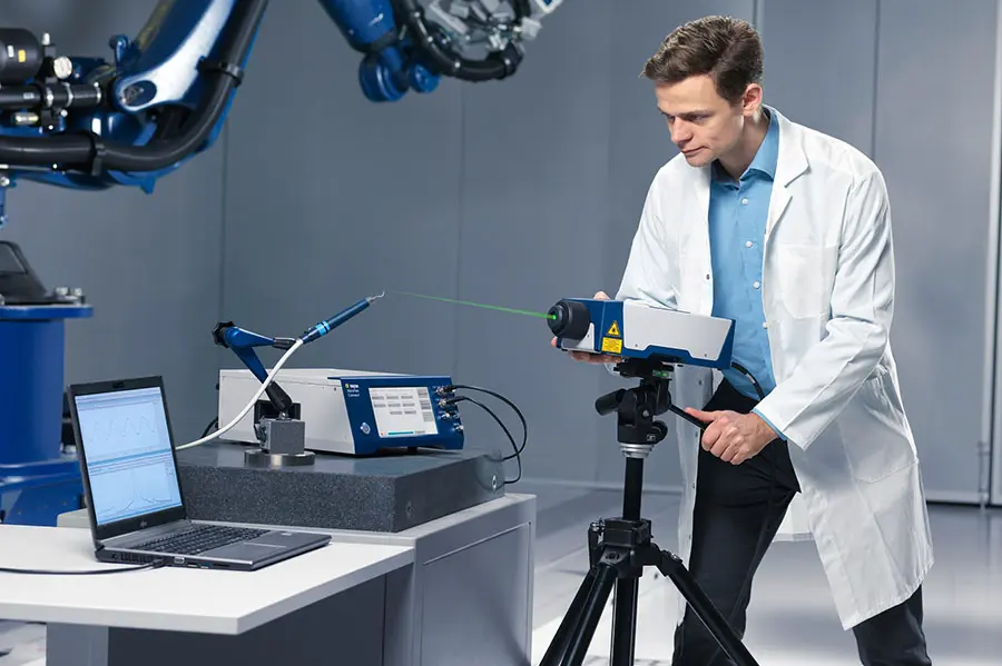 vibroFlex 1 - Polytec VibroFlex – modułowy system laserowego pomiaru drgań